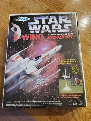 Estes Star Wars X - Wing Model Rocket Starter Kit Nib