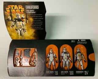 Star Wars Evolutions (set of 2) : Clone Trooper to Stormtrooper [Gold & Gray] 3