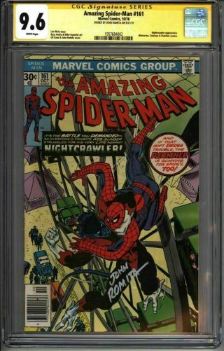 Spiderman 161 Cgc 9.  6 Ss Signed Romita Punisher X - Men (1957684002)