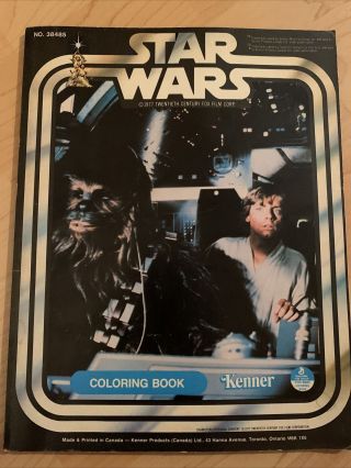 Vintage/original 1977 Star Wars Coloring Book -