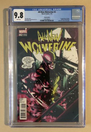 All Wolverine 2 1:25 Cgc 9.  8 Incentive Variant 1st Gabby Honey Badger Scout