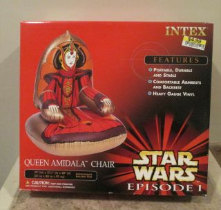 Queen Amidala Star Wars Episode 1 Intex Inflatable Chair - In The Box