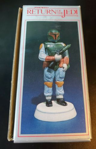 Star Wars Sigma 1983 Boba Fett Figurine Boxed