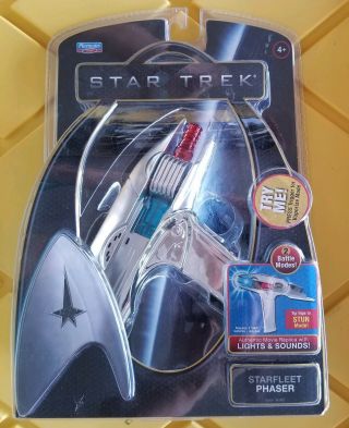 Star Trek 2009 Movie Starfleet Phaser Nib Playmates Toys