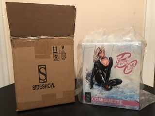 Sideshow Collectibles Black Cat Statue By J.  Scott Campbell,  Signed Art Prints