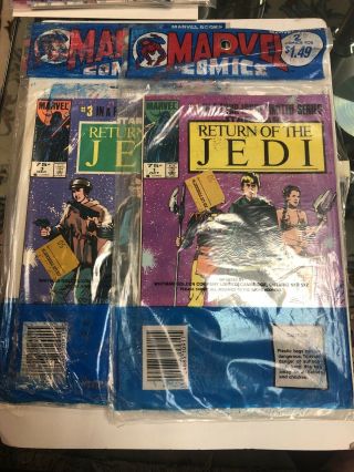 Star Wars Return Of The Jedi (1983) 1 2 3 4 (vf/nm) Canadian Price Variant