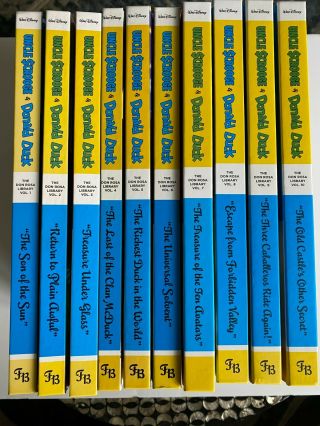 Don Rosa Library Uncle Scrooge And Donald Duck Complete Set Volumes 1 - 10