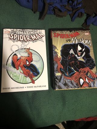 Spiderman & Spider - Man Vs Venom Omnibus Hc Mcfarlane Michelinie Marvel