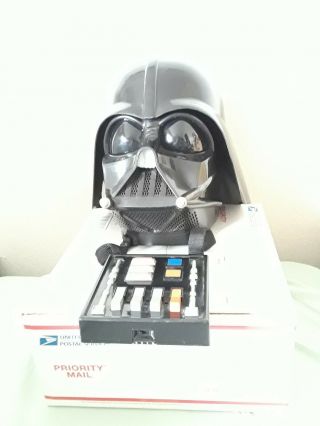 Star Wars Darth Vader Helmet/mask/chest Box W/talking Voice Sound Effects
