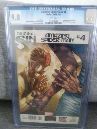 The Spider - Man 4 Cgc 9.  8 First Appearance Of Silk
