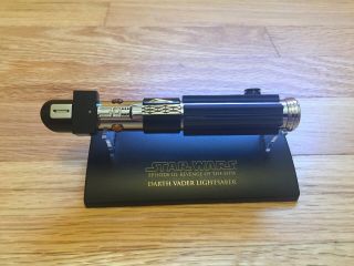 Star Wars Master Replicas Sw - 316.  45 Scale Lightsaber Darth Vader Ep.  Iii Rots