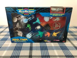 Vtg 1993 Star Trek Micro Machines Galoob Limited Edition Collector 