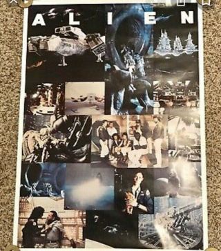 Alien 1979 Movie Collage Poster Dargis 3767 Sigourney Weaver Ripley Nostromo