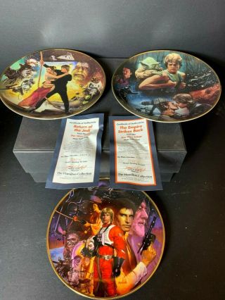 1992 Star Wars Trilogy Plate Set