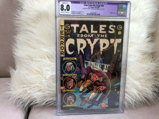 Tales From The Crypt 44 Cgc Graded 8.  0 With Slight Restoration