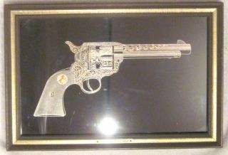 Colt.  45 Peacemaker - 1979 Franklin Ltd Edition - 24k Gold Sterling Silver
