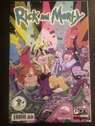 Rick And Morty 1 Eccc Variant Gradable Very Hard To Find