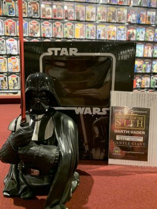 Star Wars Gentle Giant Darth Vader Mini Bust Revenge Of The Sith