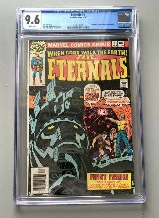 The Eternals 1 Cgc 9.  6 White Pages 1st Appearance Of The Eternals