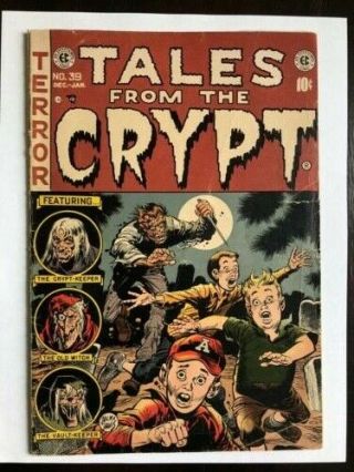 Tales From The Crypt 39 Ec Comics Pre Code,  Disturbing Cover - Golden Age