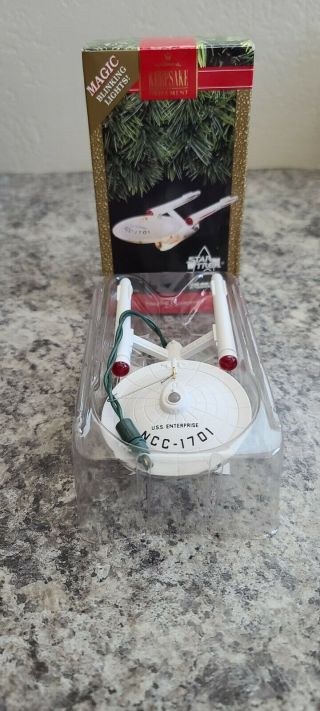 1991 Hallmark Star Trek Enterprise Starship Ornament