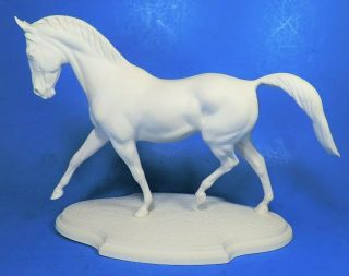 Pamela Du Boulay Lippizan Horse Figurine " Extended Trot " 1981 Franklin
