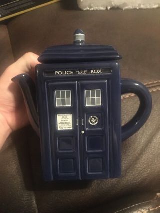 Doctor Who Tardis Ceramic Teapot 2