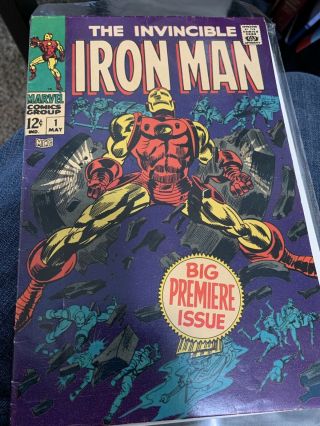Iron Man 1 (may 1968,  Marvel) First Series Big Premier Issue
