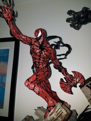 Carnage Sideshow Collectibles (exclusive) Premium Format Statue Spider Villain