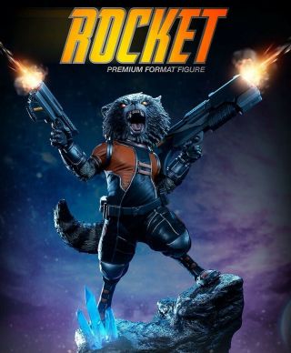 Sideshow Guardians Of The Galaxy Rocket Statue