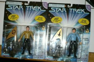 Star Trek Limited Edition Spencer Gifts " Lt.  Sulu And Lt.  Comm.  Scott " 1996 A4