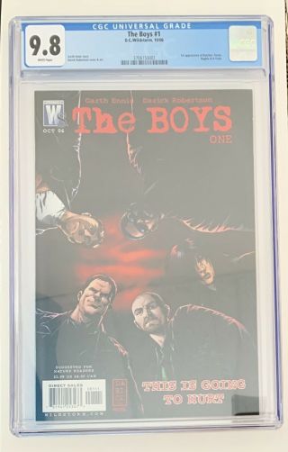 (2006) Garth Ennis The Boys 1 1st Print Cgc 9.  8 Amazon Tv Series