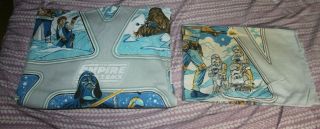 Vintage 1979 Star Wars The Empire Strikes Back Sheet Set,  Fitted,  Flat,  2 Pillow
