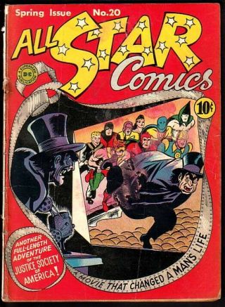 All Star 20 1944 - Dc - G - - Comic Book