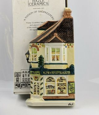 Hazle Ceramics House The Christmas Kitchen Sidmouth Devon Ltd Edition 200 Boxed
