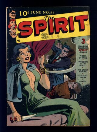 Spirit 21 (quality) Vg,  Eisner " Good Girl " Cover,  P 