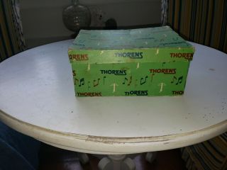 Orig Box With Thorens Music Disc Player - 7 Discs - Picture On Top Of Box
