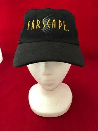 Farscape Licensed Black Baseball Cap Hat Gigi Edgley Chiana - Logo - Rare