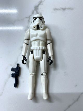 Vintage 1977 Kenner Star Wars Stormtrooper 12 Back Loose Figure 3.  75 "