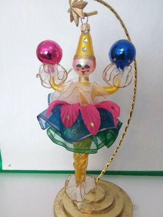 Christopher Radko Ornament Italian Clown Around " 1996 " 96 - 047 - 0