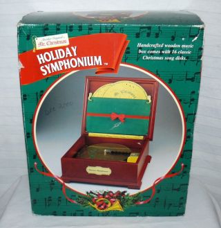 Mr.  Christmas Holiday Symphonium Musical Disk Player
