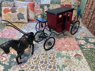 Byers Choice Williamsburg Horse And Carriage (2001) Hard To Find