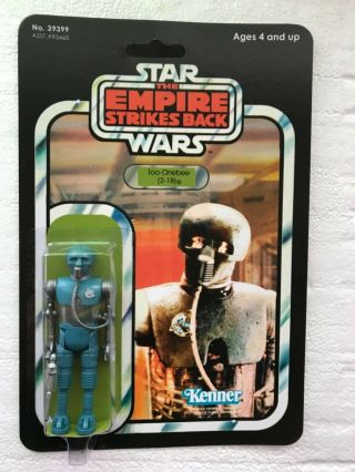 Kenner 1981 Vintage Too One Bee 2 - 1b Droid On Empire Strikes Back 41 Back Card
