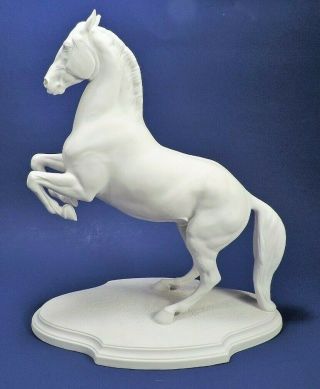 Pamela Du Boulay Lippizan Horse Figurine " Levade " 1981 Franklin