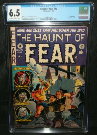 Haunt Of Fear 19 - In Seduction Of The Innocent - Beheading Cgc 6.  5 - 1953