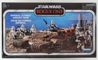 Kenner Star Wars Rogue One Imperial Combat Assualt Tank W/ Figure - Complete