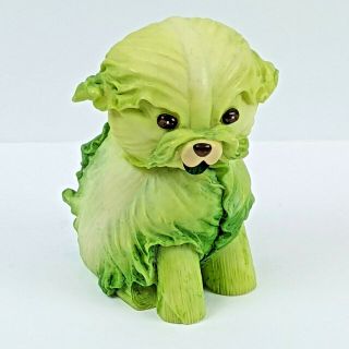 Enesco Home Grown Cabbage Dog Figurine 4002362