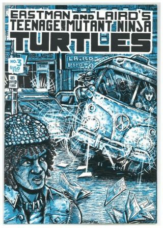 Teenage Mutant Ninja Turtles 3 Double Cover Mirage 1985 Eastman Laird (j 519)