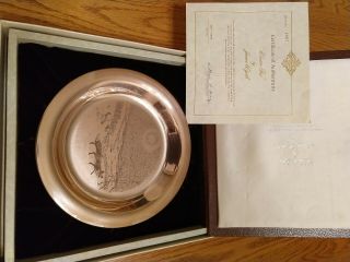 Franklin Sterling Silver Plate James Wyeth 