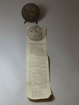 1936 Society Of Medalists No.  14 " Peace/man Seeks To Turn From The Savagery "